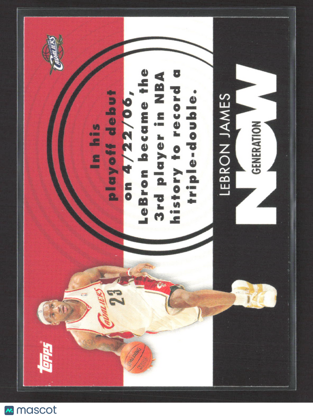 2007 Topps Generation Now LeBron James #GN1
