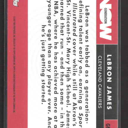 2007 Topps Generation Now LeBron James #GN1