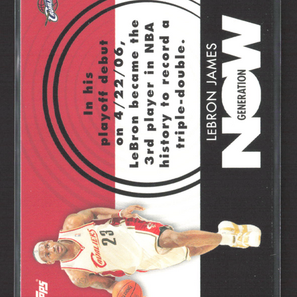 2007 Topps Generation Now LeBron James #GN1