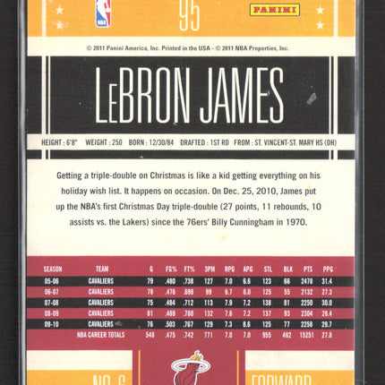 2011 Panini Classics LeBron James #95