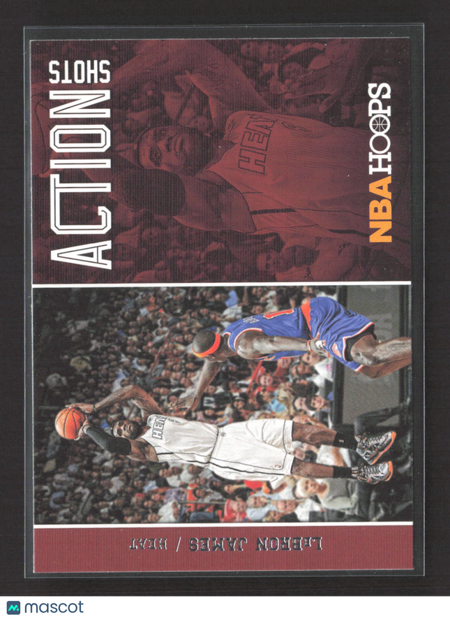 2013 Panini Hoops Action Shots LeBron James #13