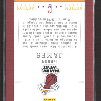 2013 Panini Hoops Action Shots LeBron James #13