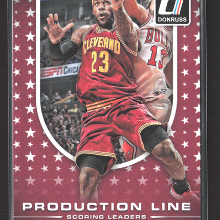 2015 Panini Donruss Production Line LeBron James #3