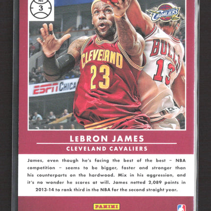 2015 Panini Donruss Production Line LeBron James #3