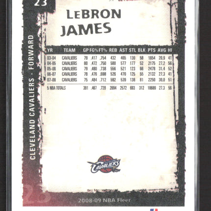 2009 Fleer LeBron James #23