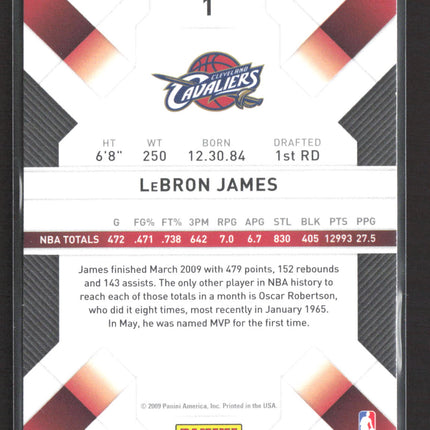 2009 Panini Threads LeBron James #1