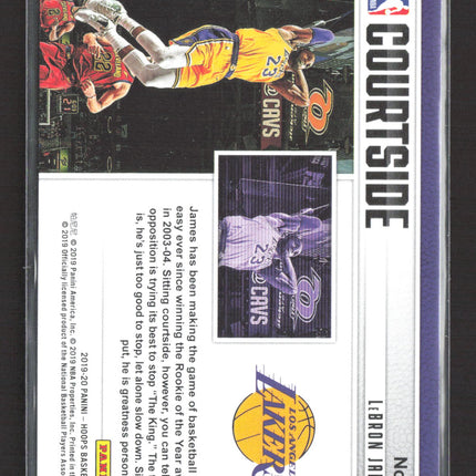 2019 Panini NBA Hoops Courtside LeBron James #1
