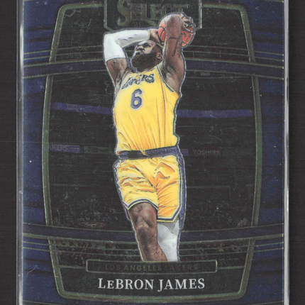 2022 Panini Select Basketball LeBron James #100 Concourse