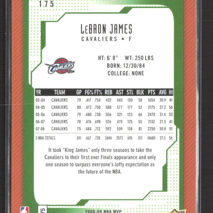 2008 Upper Deck MVP LeBron James #175