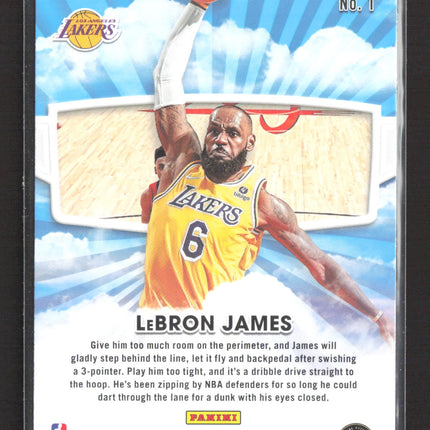 2022 Panini NBA Hoops Skyview LeBron James #1