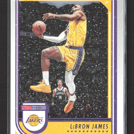 2022 Panini NBA Hoops LeBron James #170 Winter