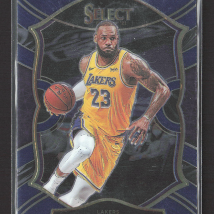2021 Panini Select Concourse LeBron James #23 Blue