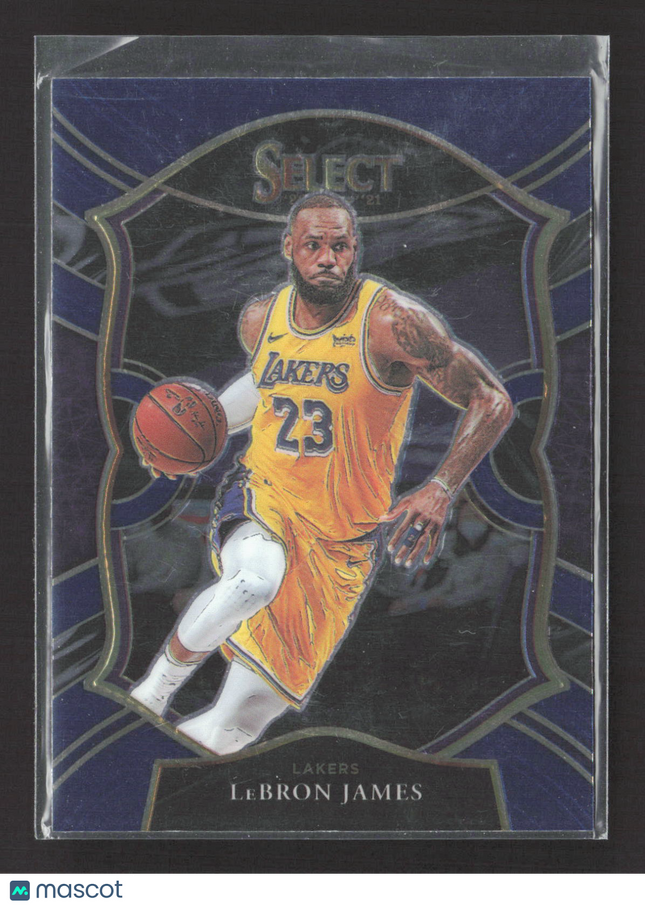 2021 Panini Select Concourse LeBron James #23 Blue
