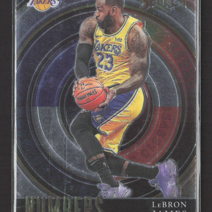 2021 Panini Select Numbers LeBron James #2