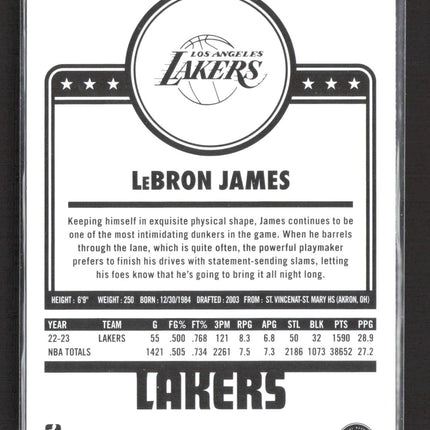 2023 Panini NBA Hoops LeBron James #290