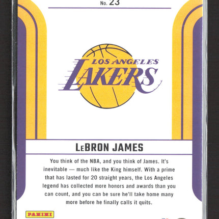 2023 Panini Donruss Franchise Features LeBron James #23