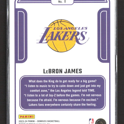 2023 Panini Donruss Complete Players LeBron James #1