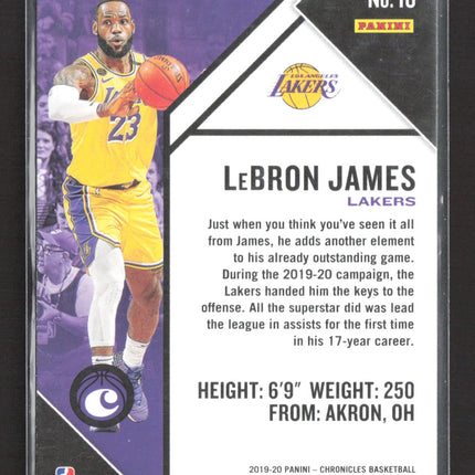 2020 Panini Chronicles LeBron James #10