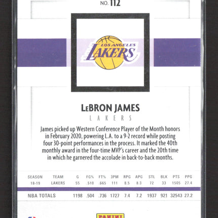 2020 Panini Chronicles Panini LeBron James #112