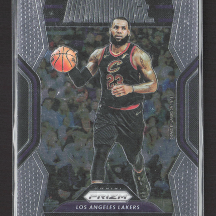 2018 Panini Prizm Dominance LeBron James #29 Silver