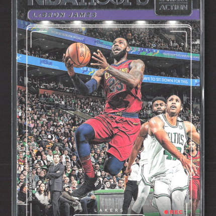 2018 Panini NBA Hoops Lights Camera Action LeBron James #LCA-2