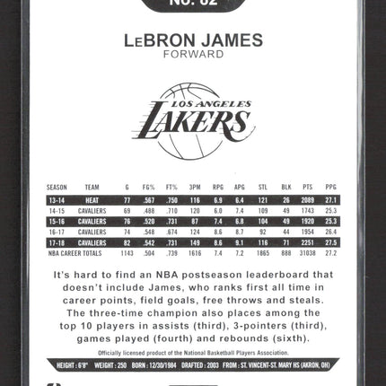2018 Panini NBA Hoops LeBron James #82