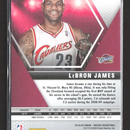2020 Panini Mosaic LeBron James #298