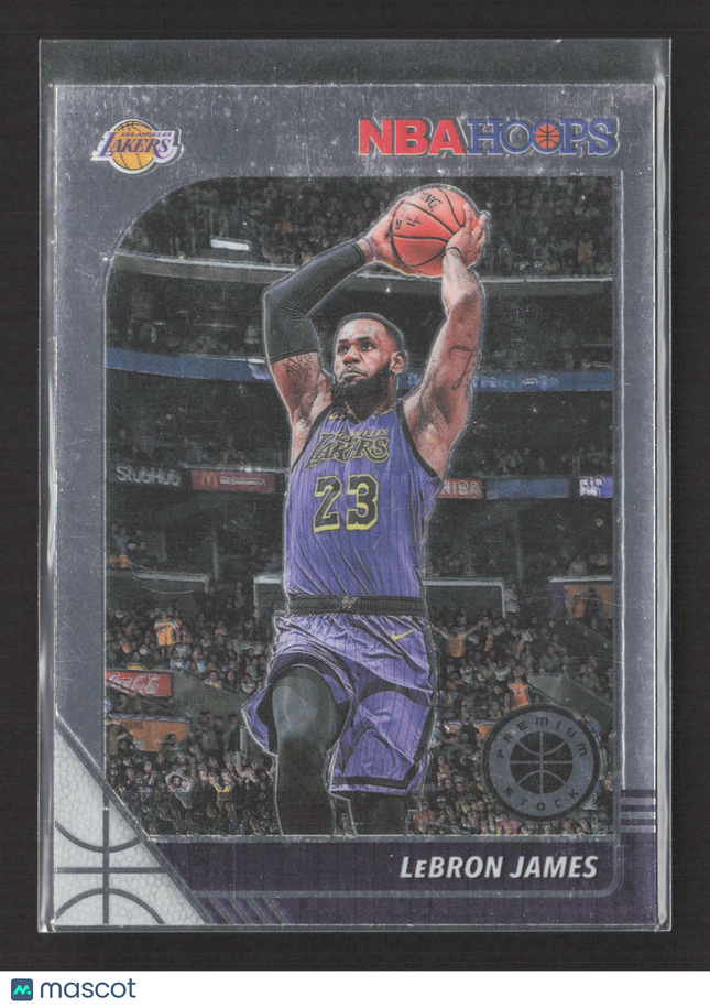 2020 Panini NBA Hoops Premium Stock LeBron James #87