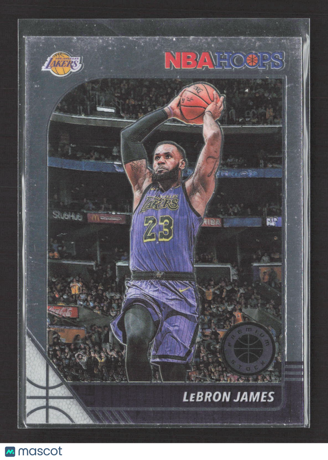 2020 Panini NBA Hoops Premium Stock LeBron James #87