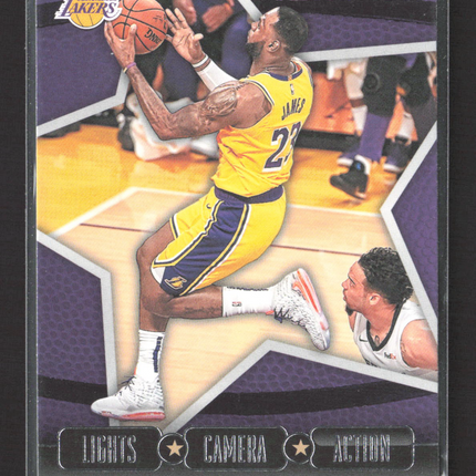 2020 Panini NBA Hoops Lights Camera Action LeBron James #22 Base