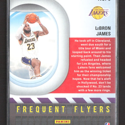 2020 Panini NBA Hoops Frequent Flyers LeBron James #3 Base
