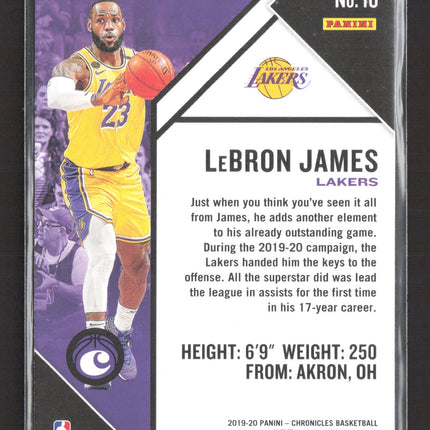 2020 Panini Chronicles LeBron James #10