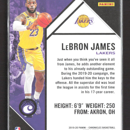 2020 Panini Chronicles Basketball LeBron James #10