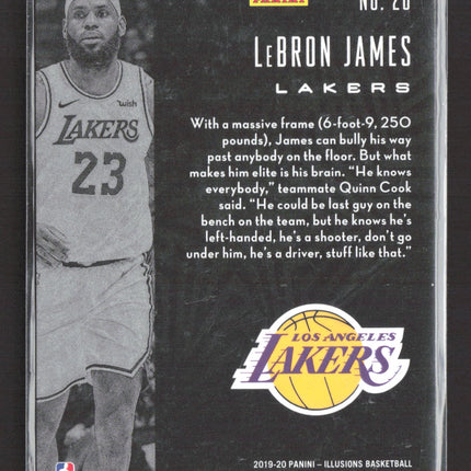 2020 Panini Illusions LeBron James #20
