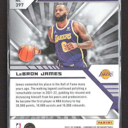 2022 Panini Chronicles XR LeBron James #397