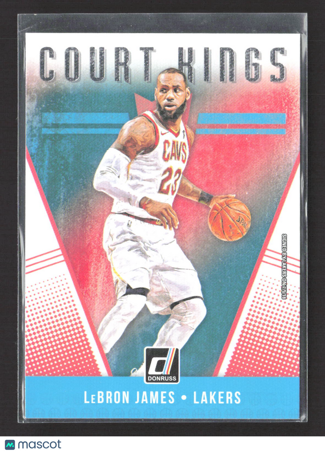 2018 Panini Donruss Court Kings LeBron James #19