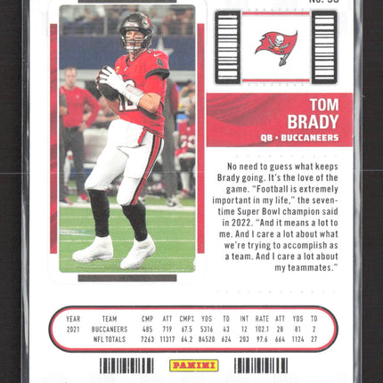 2023 Panini Contenders Football Tom Brady #93