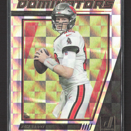 2021 Panini Donruss Dominators Tom Brady #D31 Laser