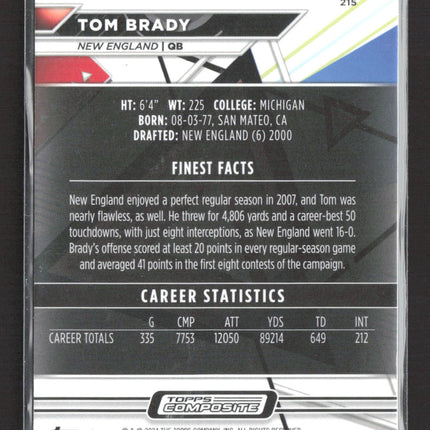 2024 Topps Composite Topps Finest Tom Brady #215