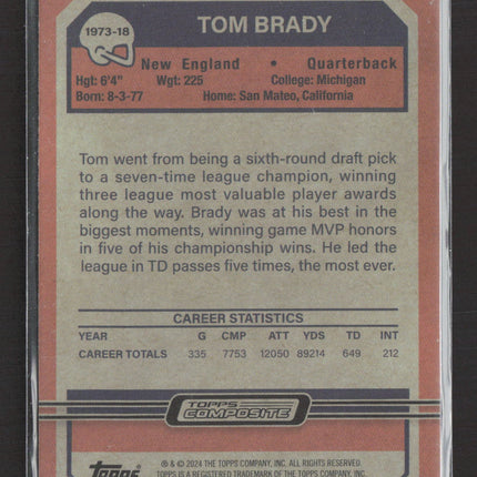 1973 Topps Composite Tom Brady #1973-18