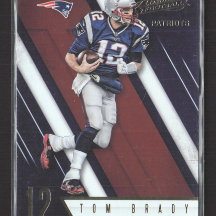 2016 Panini Absolute Football Tom Brady #42