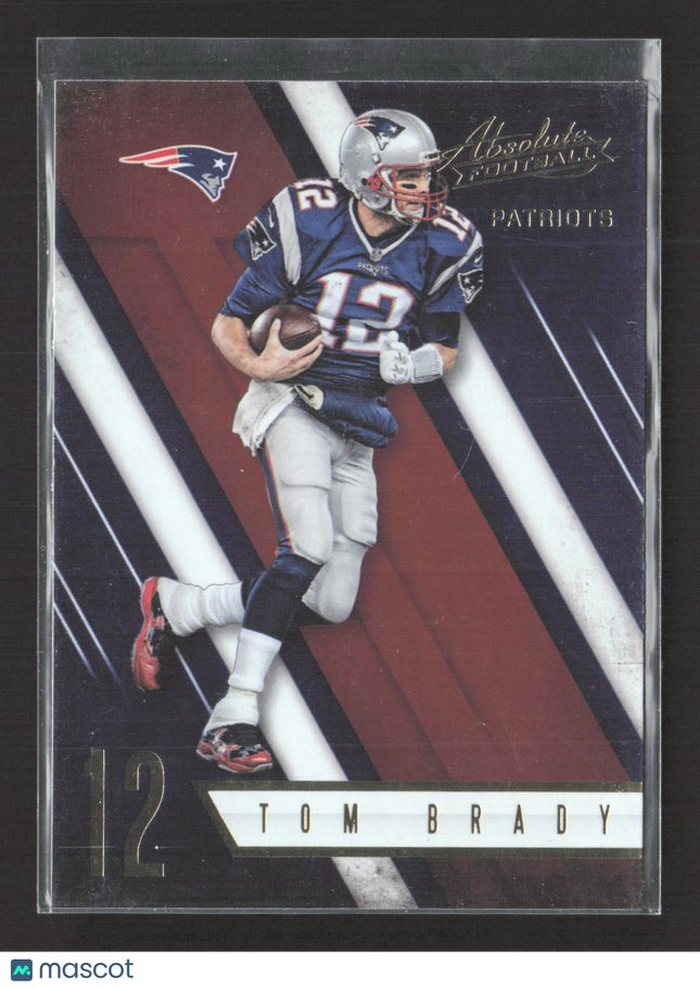 2016 Panini Absolute Football Tom Brady #42