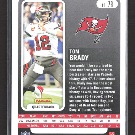 2022 Panini Absolute Football Tom Brady #78