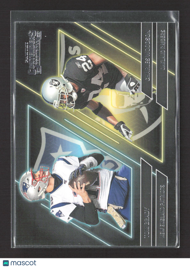 2023 Panini Contenders Football Charles Woodson Tom Brady #CS-BW