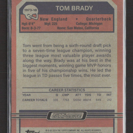 1973 Topps Composite Tom Brady #1973-18