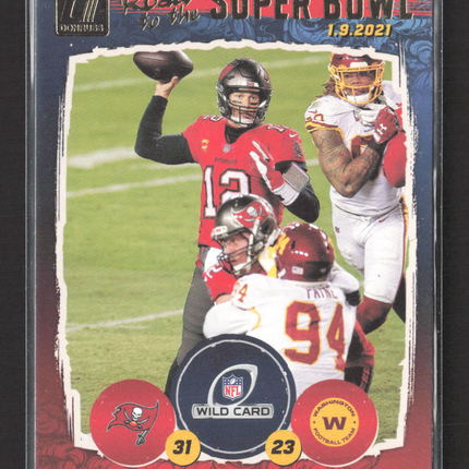 2021 Panini Donruss Road to the Super Bowl Tom Brady #WC1