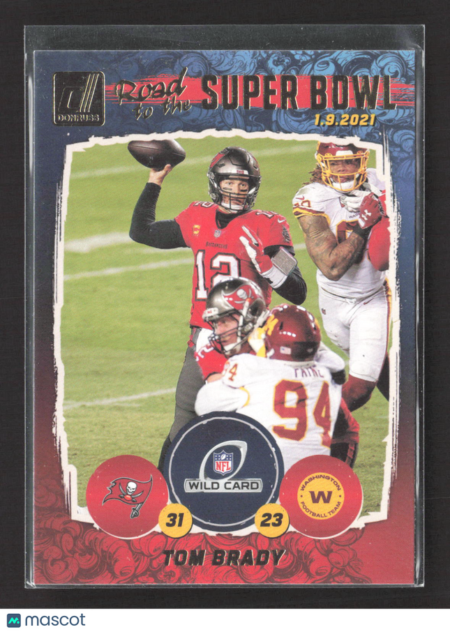 2021 Panini Donruss Road to the Super Bowl Tom Brady #WC1