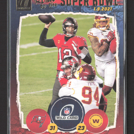 2021 Panini Donruss Road to the Super Bowl Tom Brady #WC1