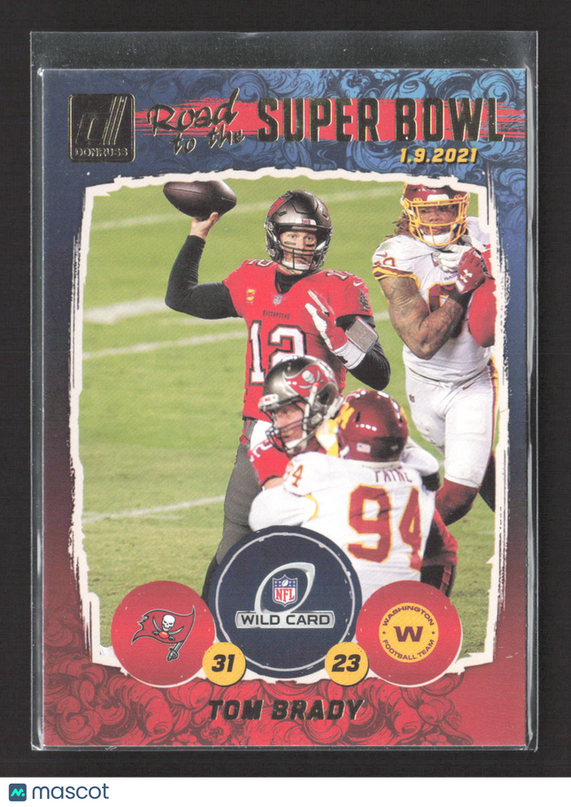 2021 Panini Donruss Road to the Super Bowl Tom Brady #WC1