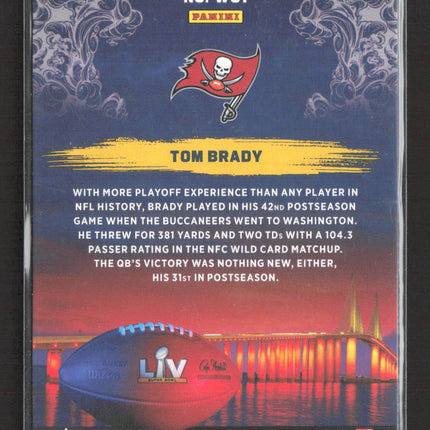 2021 Panini Donruss Road to the Super Bowl Tom Brady #WC1